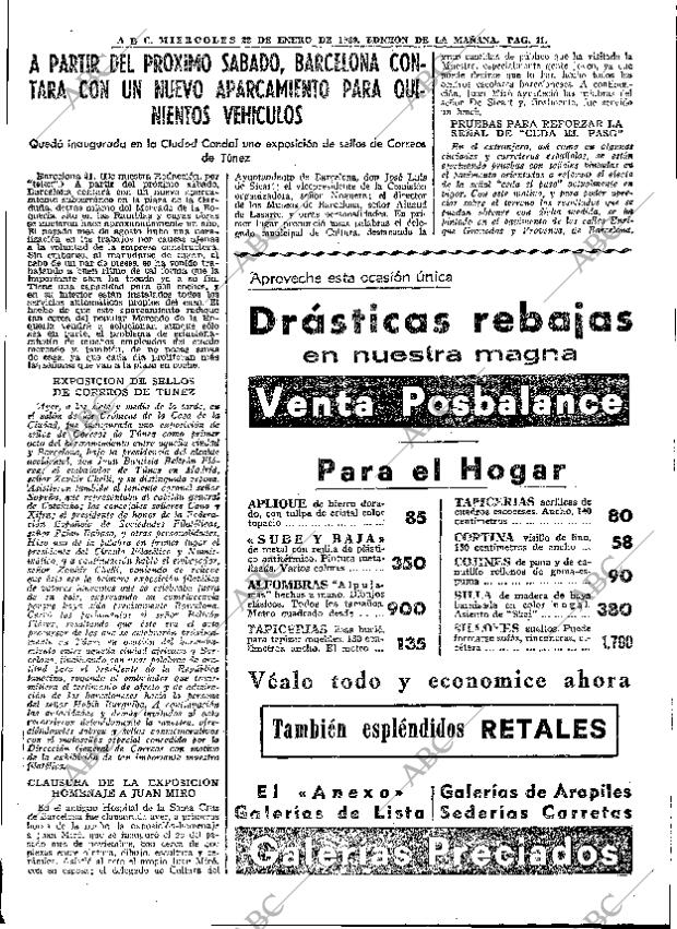 ABC MADRID 22-01-1969 página 41