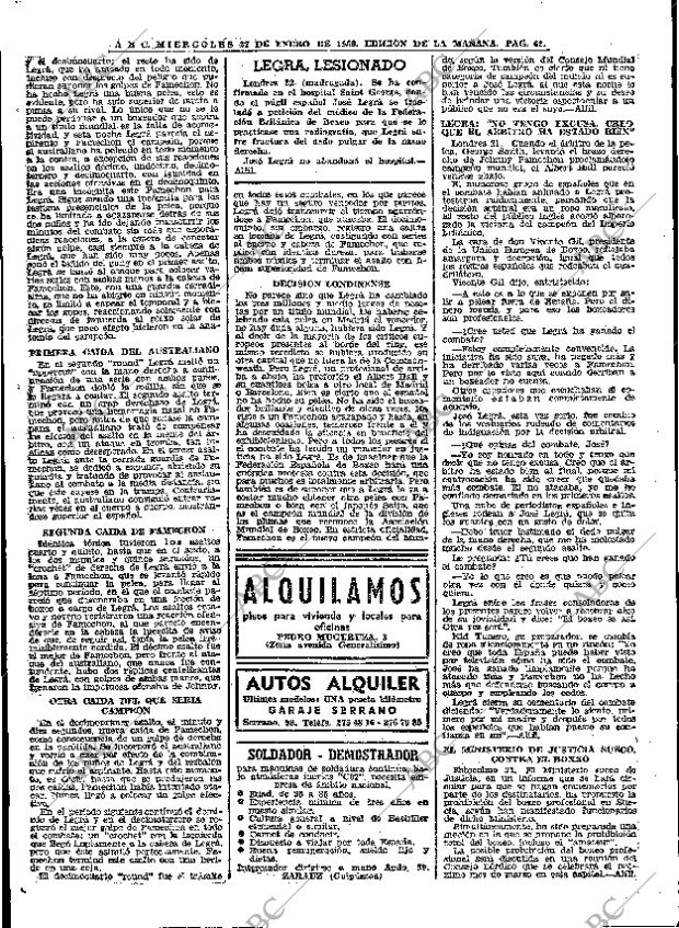 ABC MADRID 22-01-1969 página 62