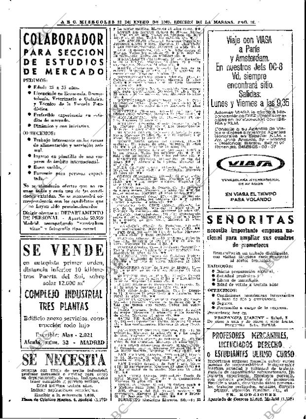 ABC MADRID 22-01-1969 página 76