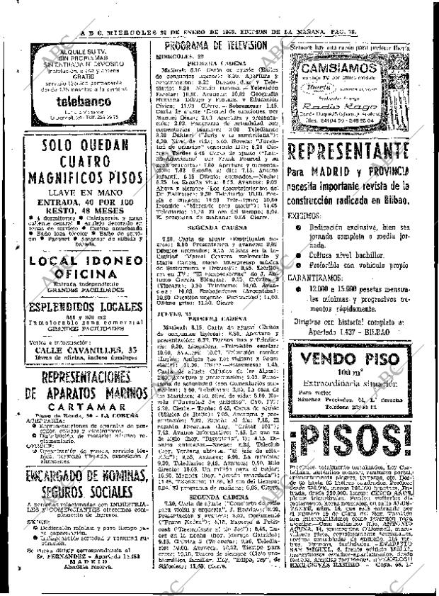 ABC MADRID 22-01-1969 página 78