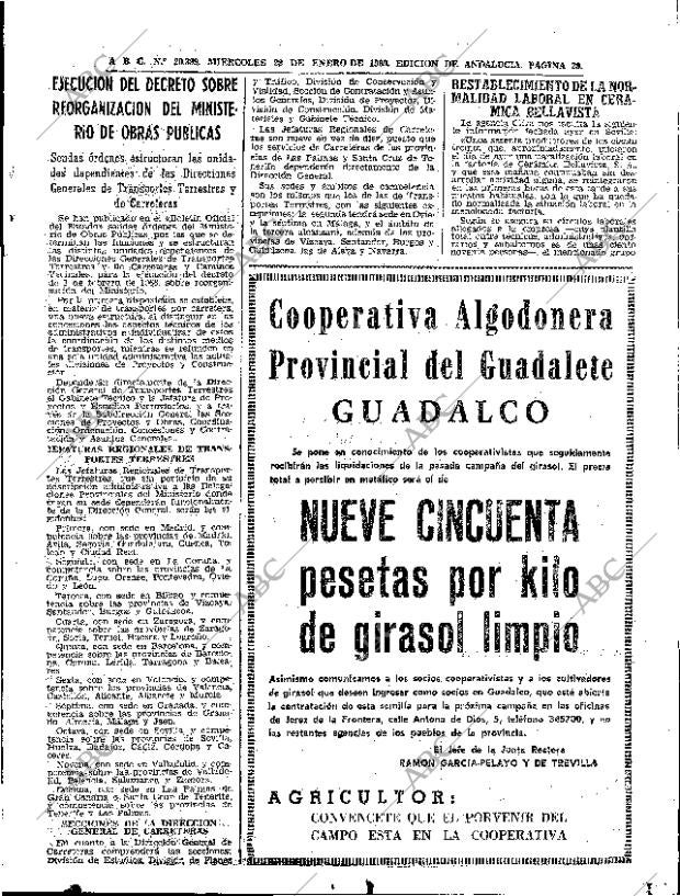 ABC SEVILLA 22-01-1969 página 29