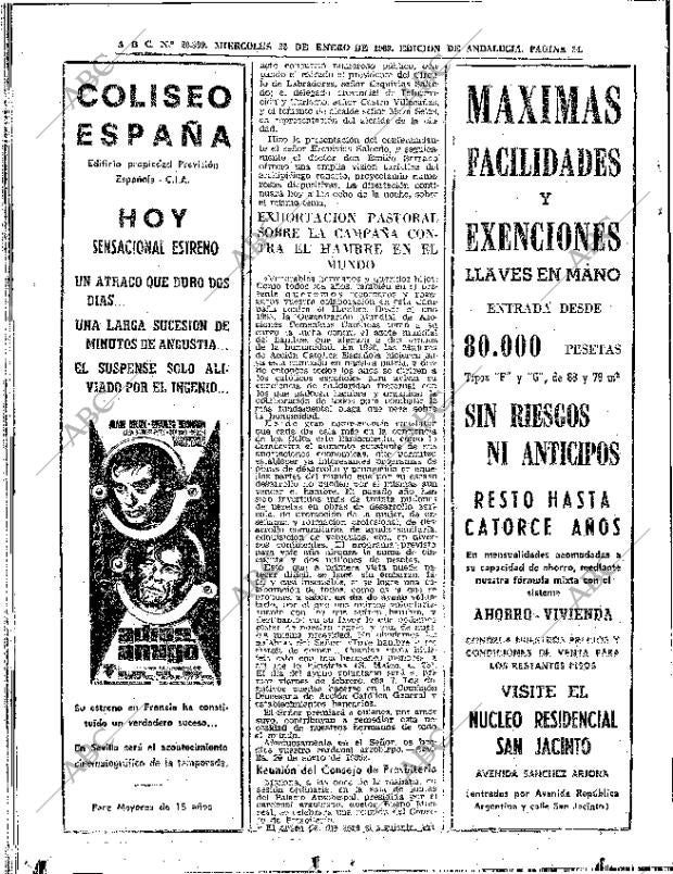 ABC SEVILLA 22-01-1969 página 34