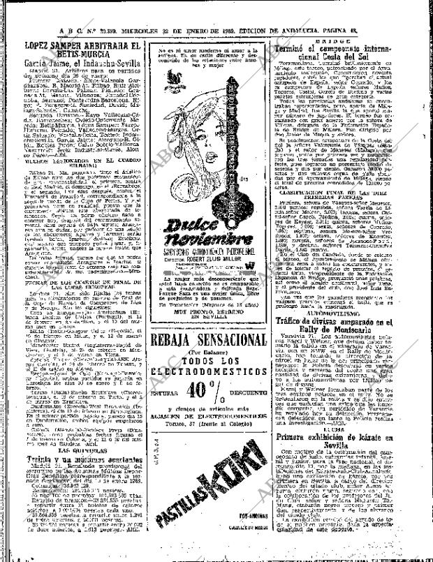 ABC SEVILLA 22-01-1969 página 48