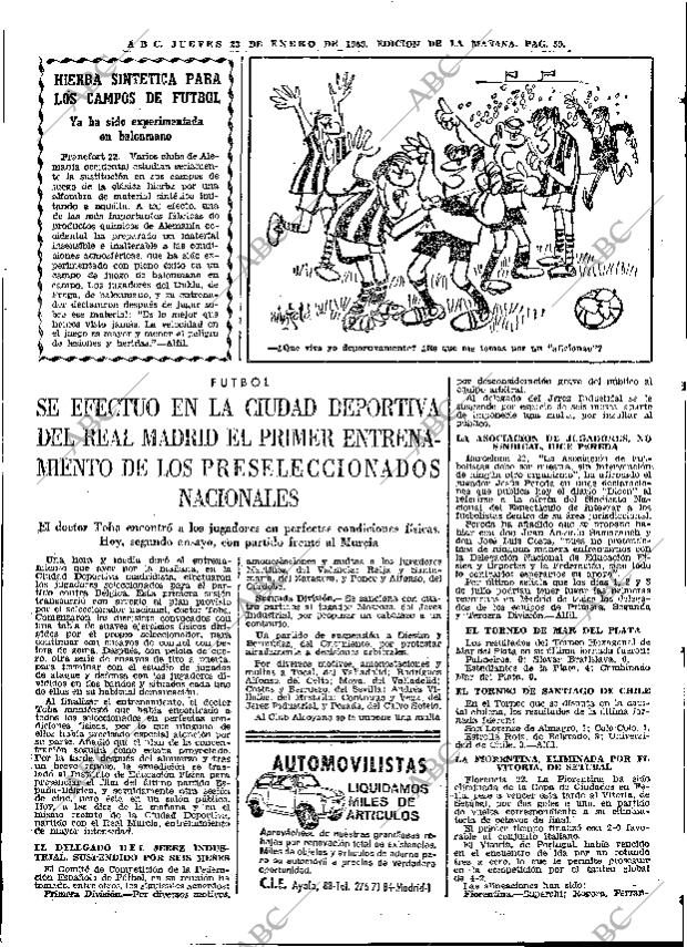 ABC MADRID 23-01-1969 página 59
