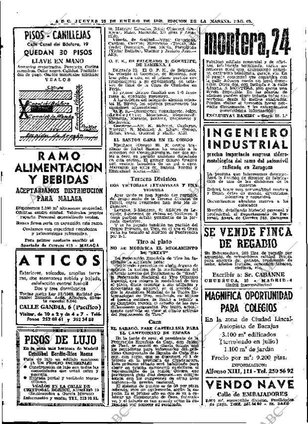 ABC MADRID 23-01-1969 página 60