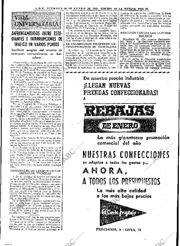 ABC MADRID 24-01-1969 página 25