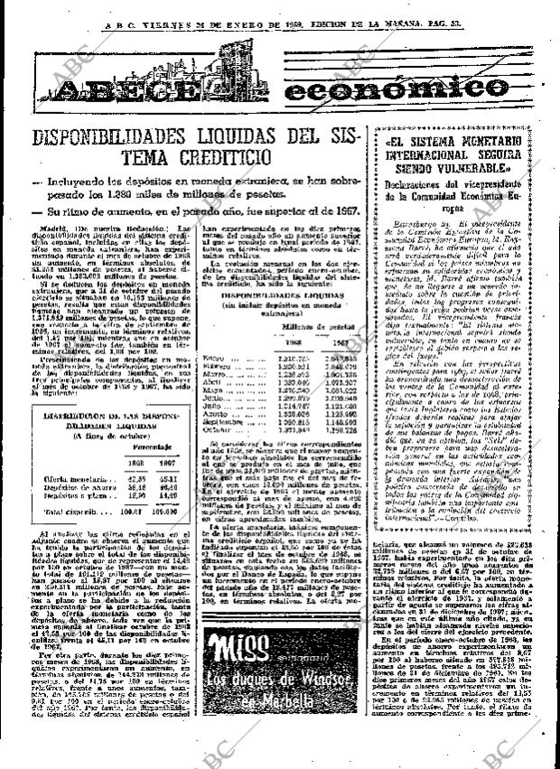ABC MADRID 24-01-1969 página 53