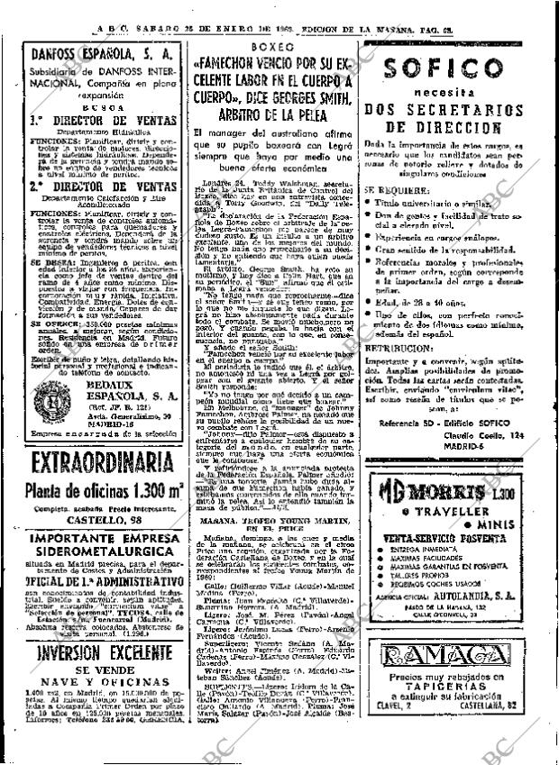 ABC MADRID 25-01-1969 página 68