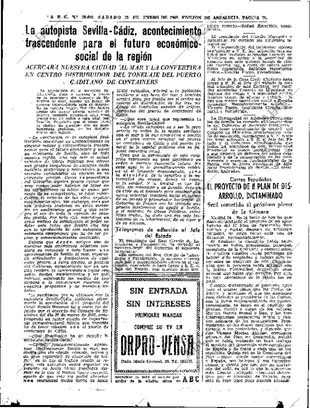 ABC SEVILLA 25-01-1969 página 21