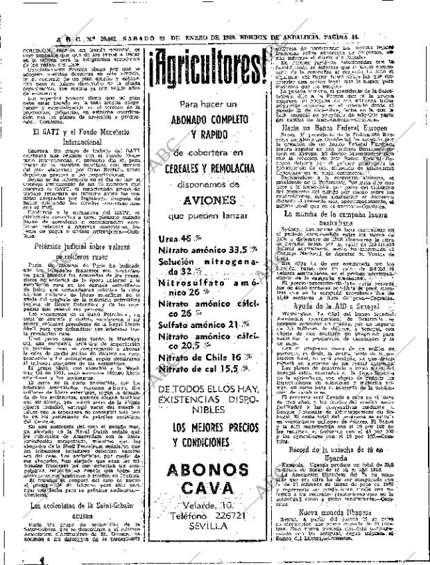 ABC SEVILLA 25-01-1969 página 40