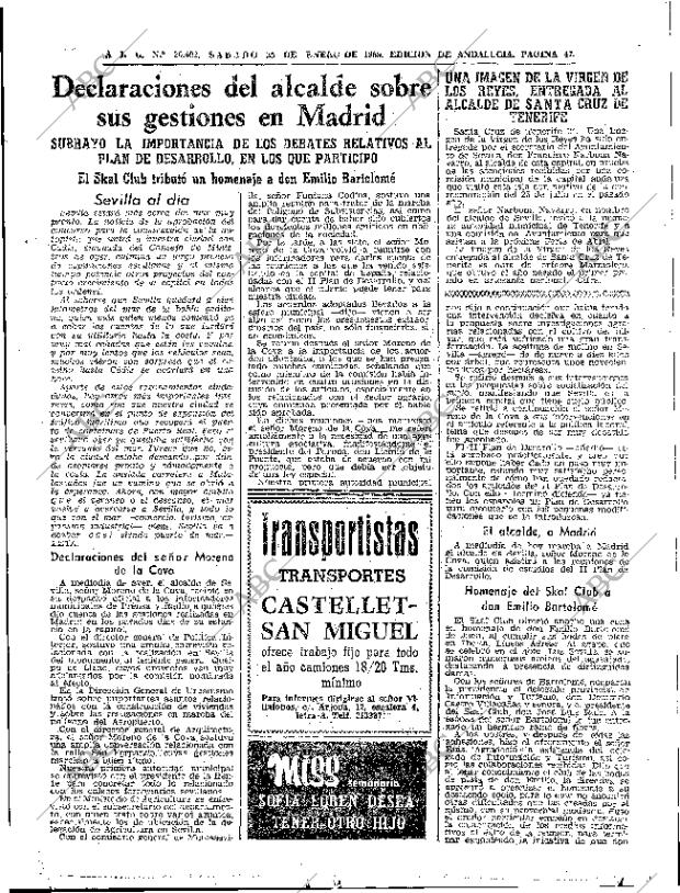 ABC SEVILLA 25-01-1969 página 43