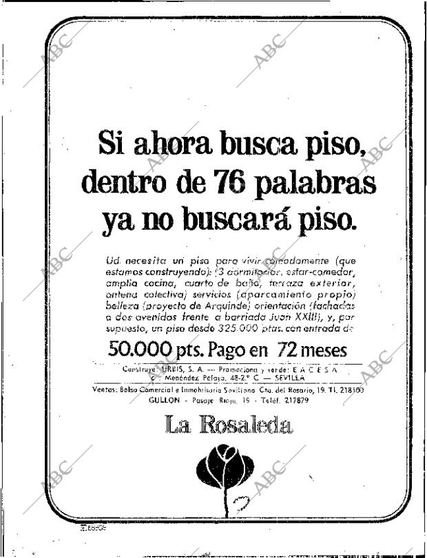 ABC SEVILLA 25-01-1969 página 64