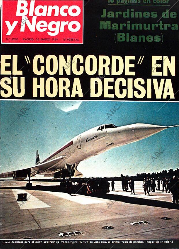 BLANCO Y NEGRO MADRID 25-01-1969 página 1