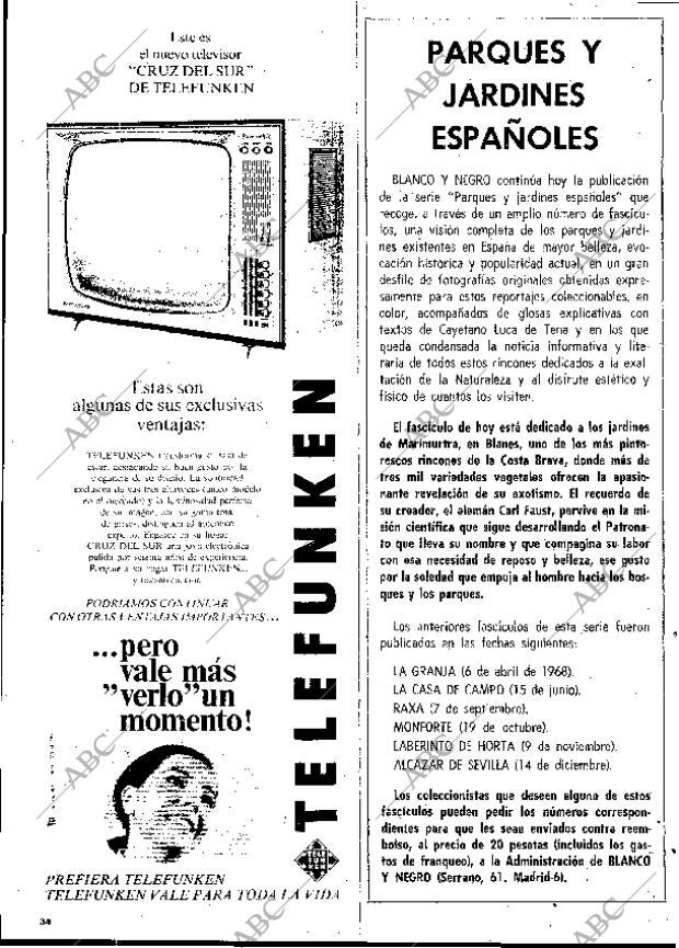 BLANCO Y NEGRO MADRID 25-01-1969 página 34
