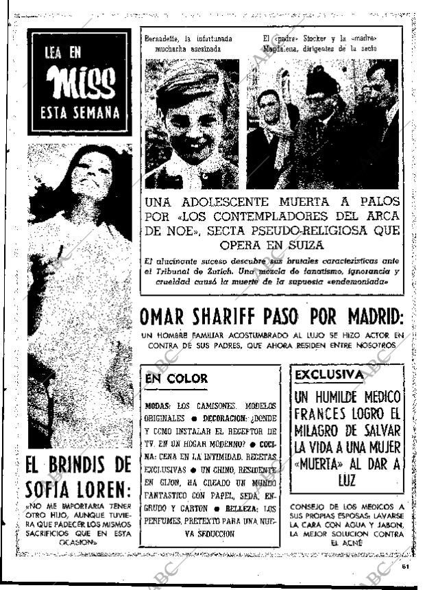 BLANCO Y NEGRO MADRID 25-01-1969 página 51
