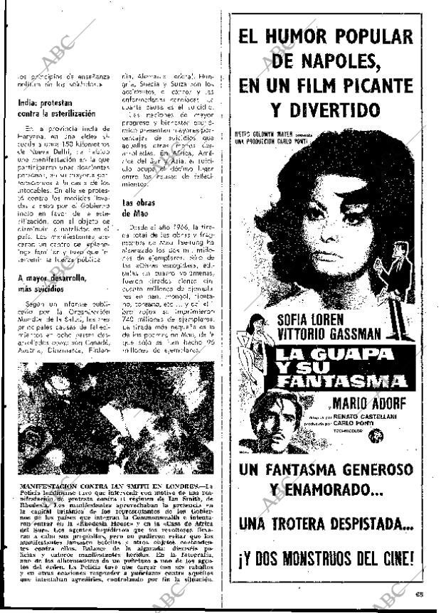 BLANCO Y NEGRO MADRID 25-01-1969 página 65