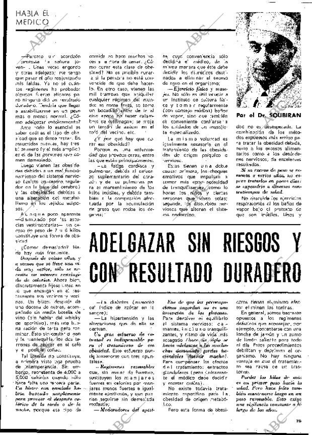 BLANCO Y NEGRO MADRID 25-01-1969 página 75