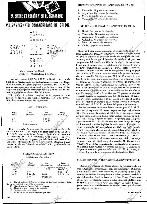 BLANCO Y NEGRO MADRID 25-01-1969 página 76