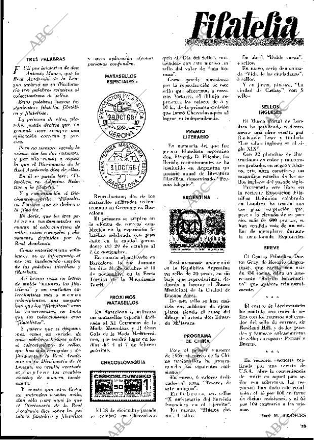 BLANCO Y NEGRO MADRID 25-01-1969 página 79