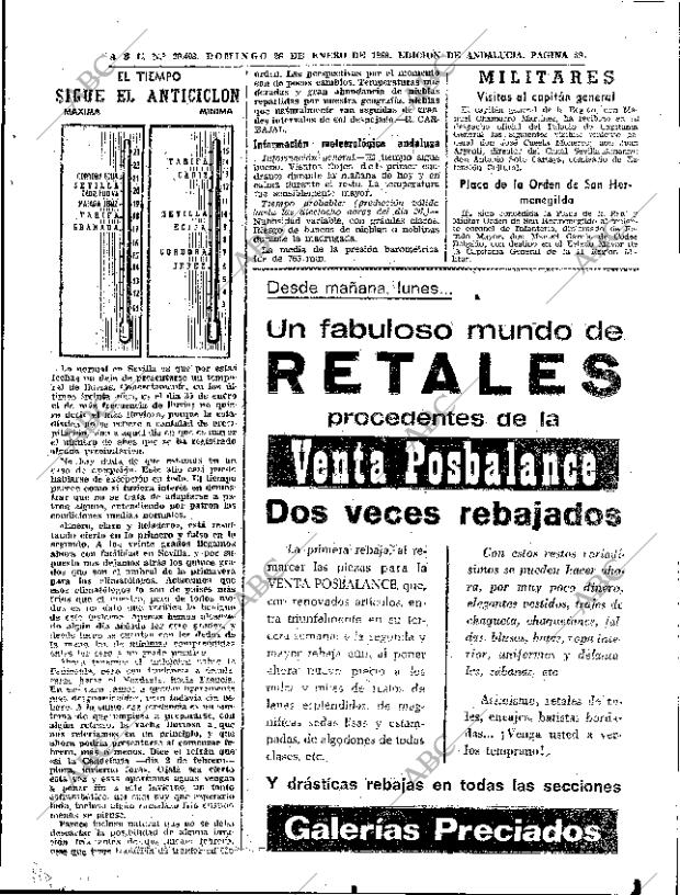 ABC SEVILLA 26-01-1969 página 59