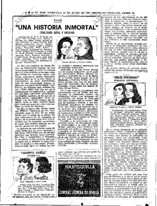 ABC SEVILLA 26-01-1969 página 73