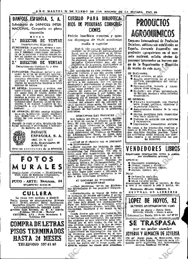 ABC MADRID 28-01-1969 página 44