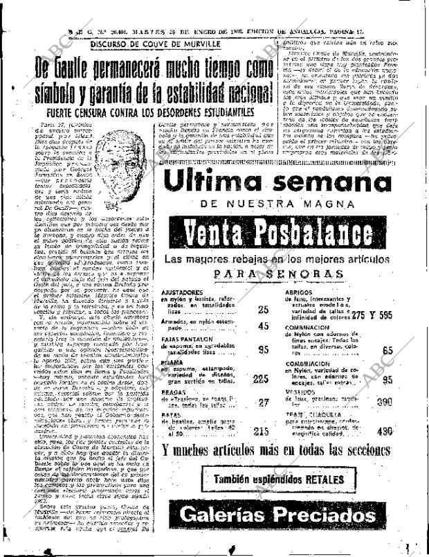 ABC SEVILLA 28-01-1969 página 15