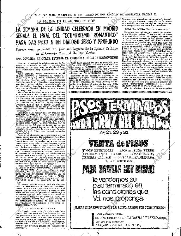 ABC SEVILLA 28-01-1969 página 23