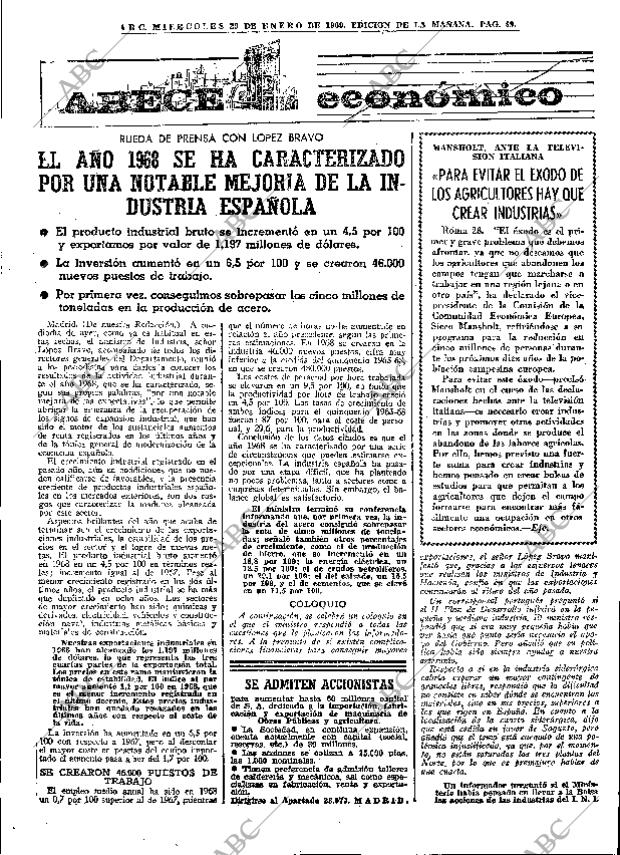 ABC MADRID 29-01-1969 página 47