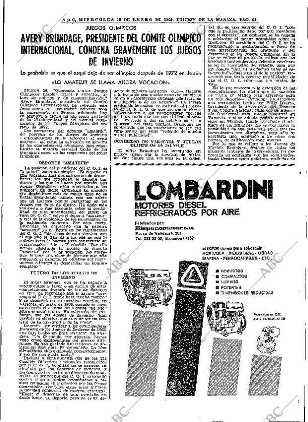 ABC MADRID 29-01-1969 página 59