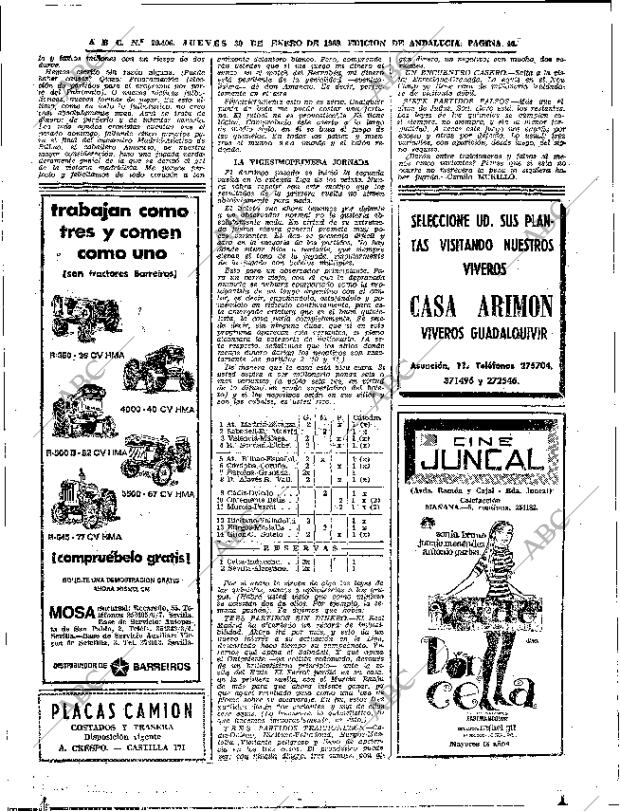 ABC SEVILLA 30-01-1969 página 46