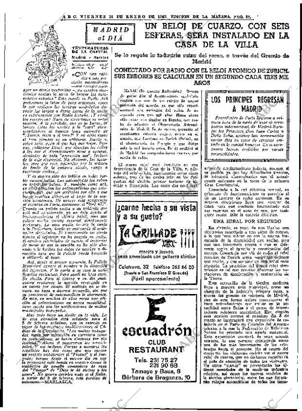 ABC MADRID 31-01-1969 página 37