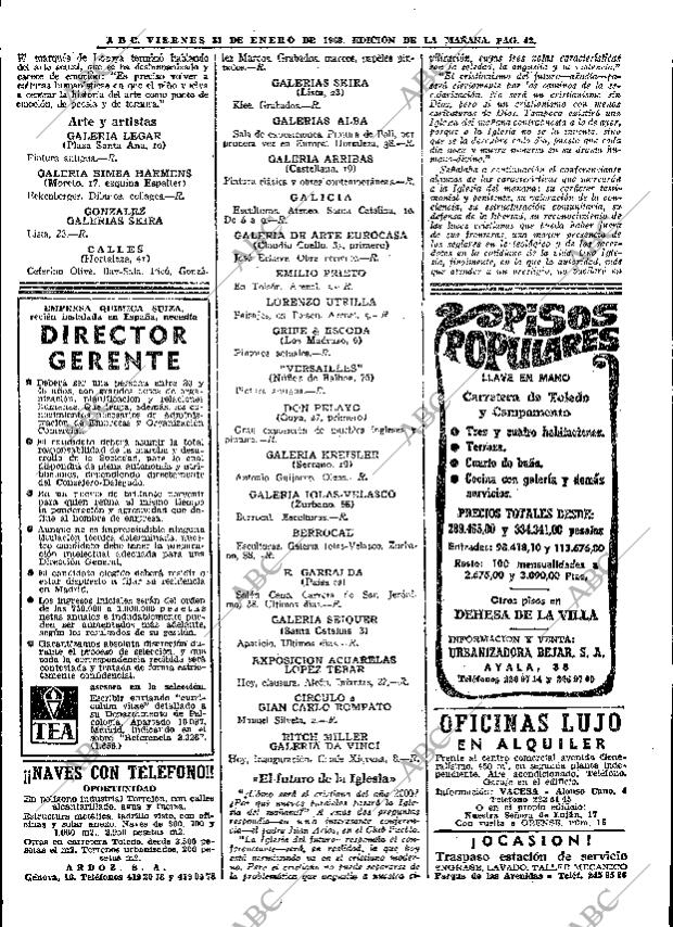 ABC MADRID 31-01-1969 página 42