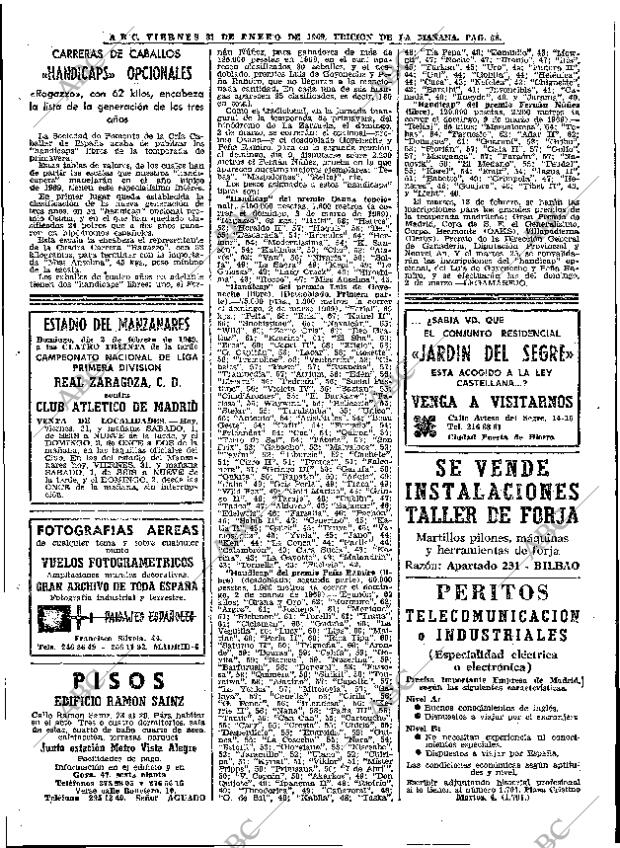 ABC MADRID 31-01-1969 página 58