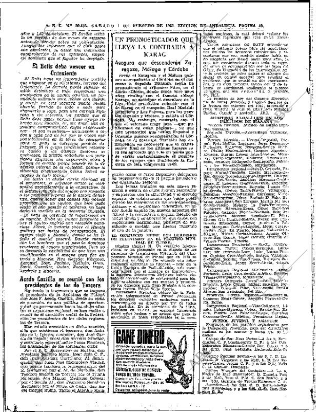 ABC SEVILLA 01-02-1969 página 40