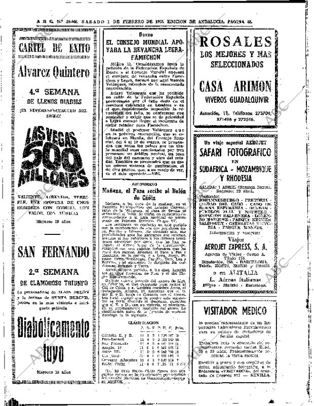 ABC SEVILLA 01-02-1969 página 42