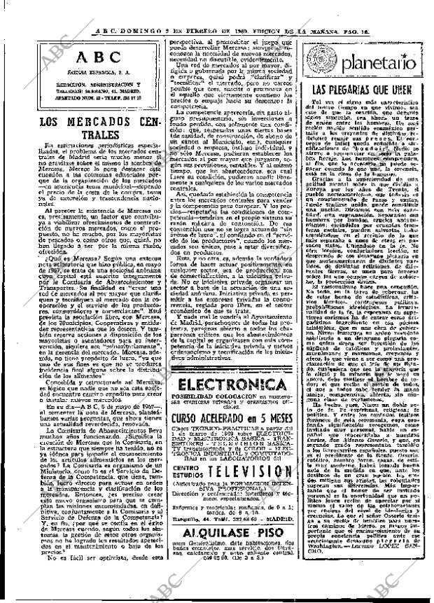 ABC MADRID 02-02-1969 página 16