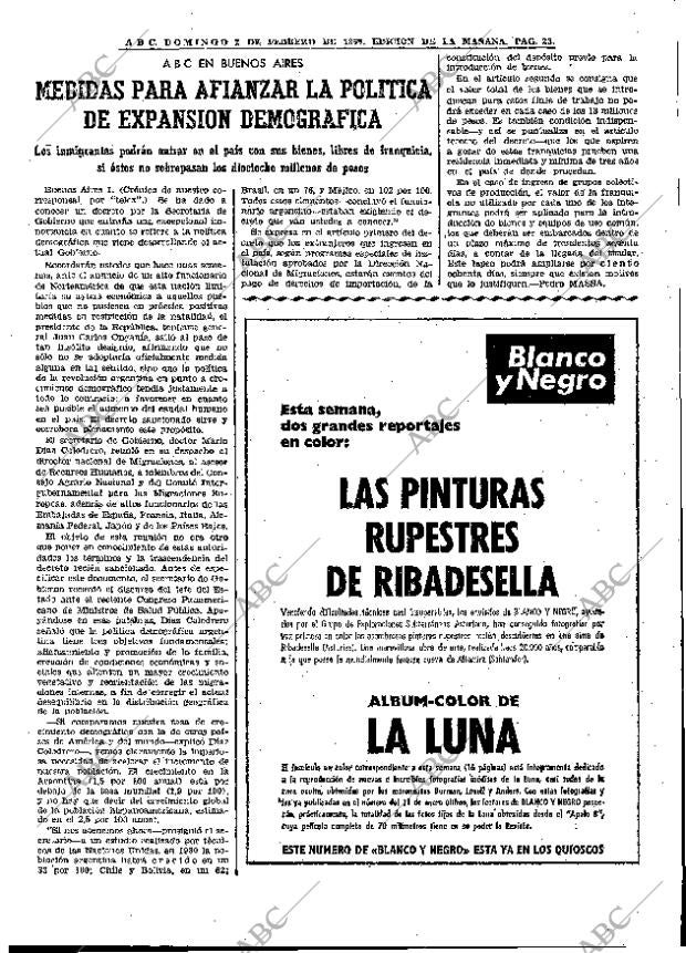 ABC MADRID 02-02-1969 página 23