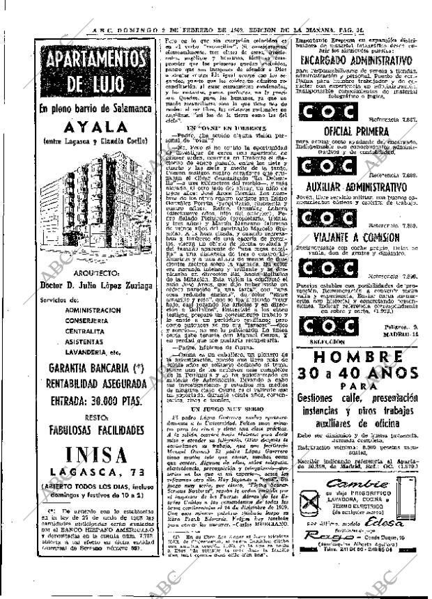 ABC MADRID 02-02-1969 página 34