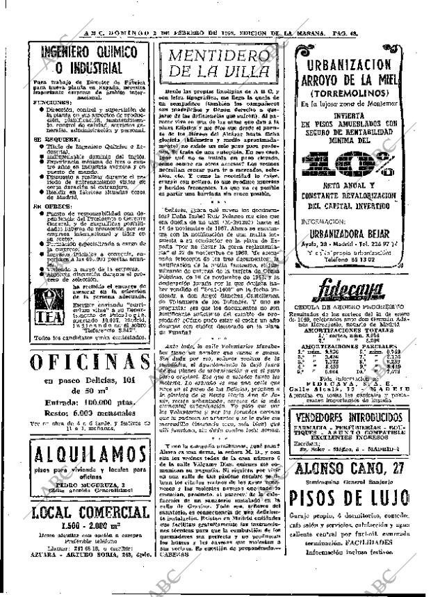 ABC MADRID 02-02-1969 página 48