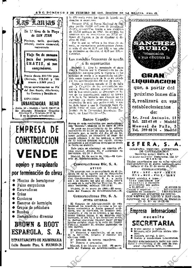 ABC MADRID 02-02-1969 página 62