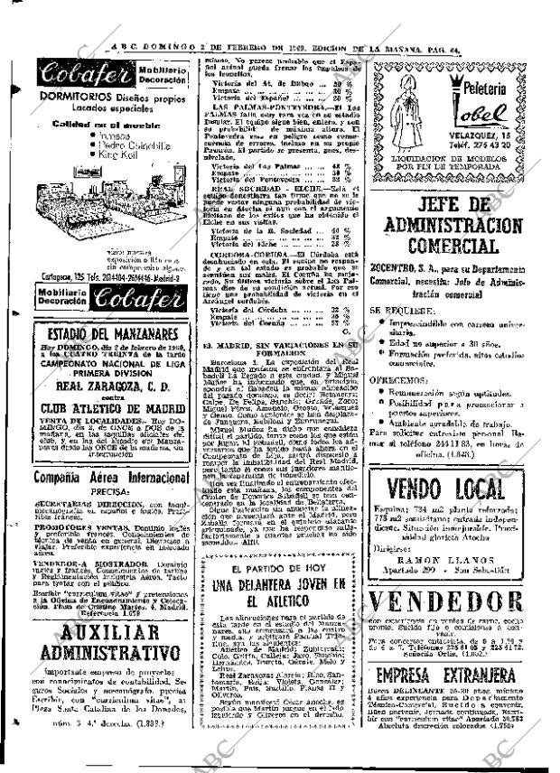 ABC MADRID 02-02-1969 página 64