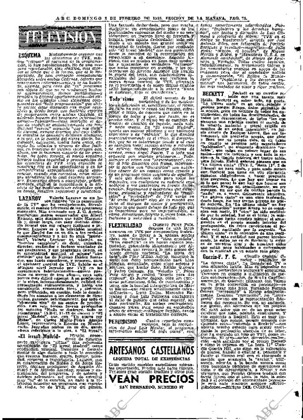 ABC MADRID 02-02-1969 página 71