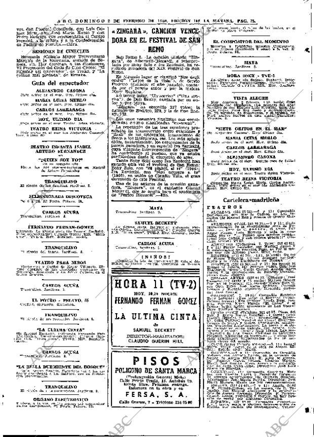 ABC MADRID 02-02-1969 página 75