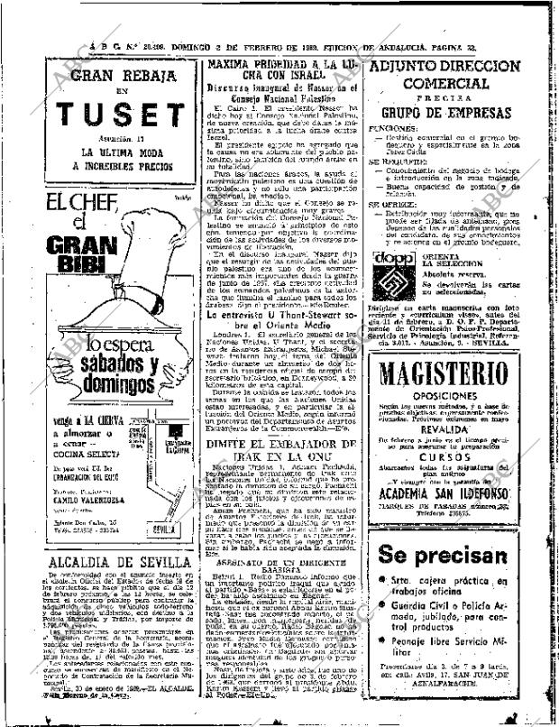 ABC SEVILLA 02-02-1969 página 32