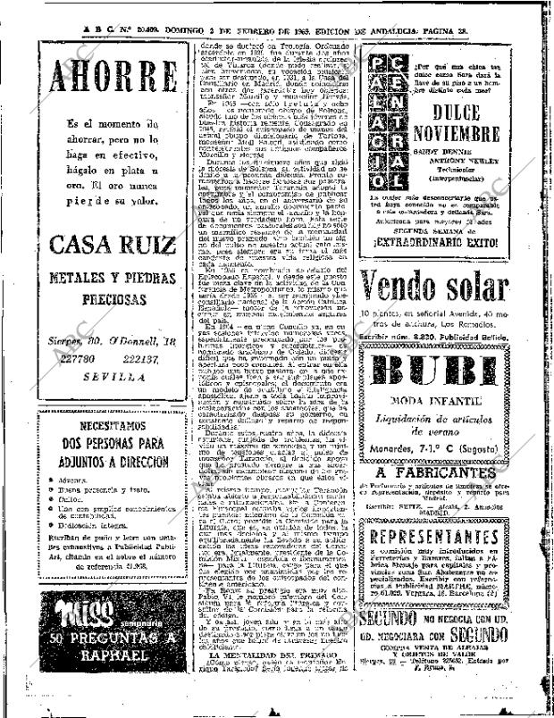 ABC SEVILLA 02-02-1969 página 38