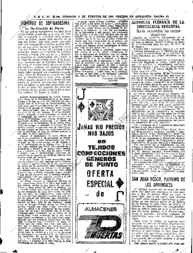 ABC SEVILLA 02-02-1969 página 43