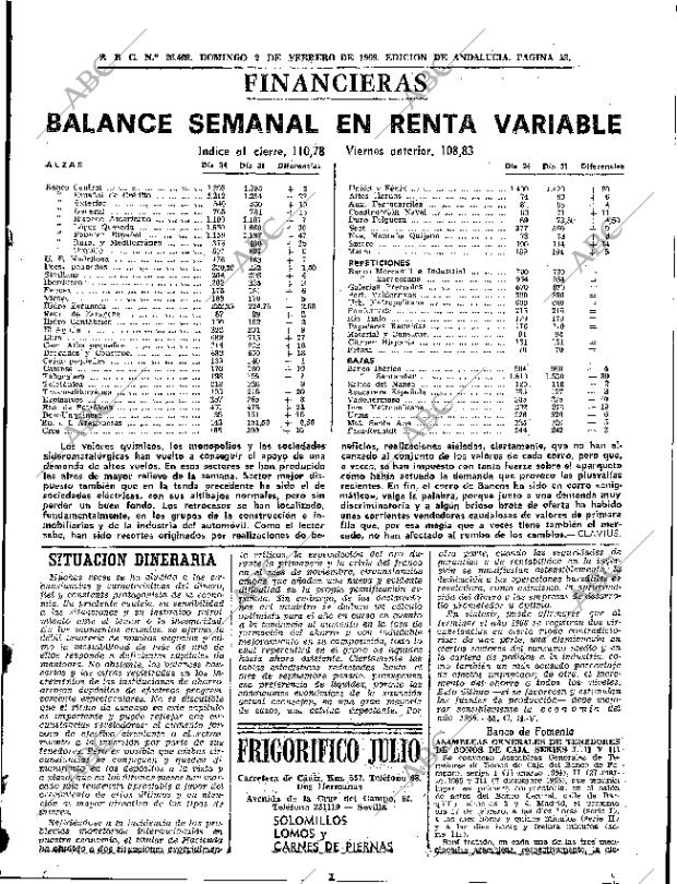 ABC SEVILLA 02-02-1969 página 53