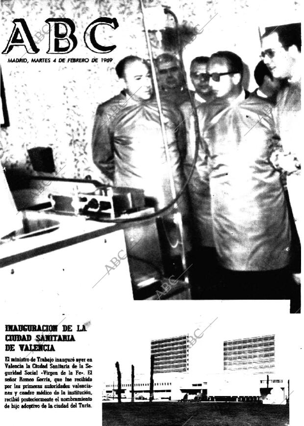 ABC MADRID 04-02-1969 página 1