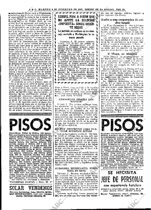 ABC MADRID 04-02-1969 página 20